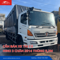 CẦN BÁN xe tải cũ Hino 3 chân 2014 thùng 9,2m