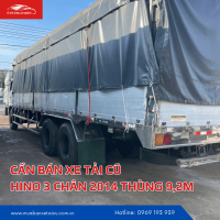 CẦN BÁN xe tải cũ Hino 3 chân 2014 thùng 9,2m