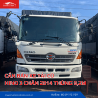 CẦN BÁN xe tải cũ Hino 3 chân 2014 thùng 9,2m