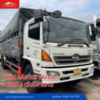 CẦN BÁN xe tải cũ Hino 3 chân 2015