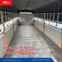 CẦN BÁN xe tải cũ Hino 3 chân 2015