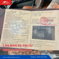 CẦN BÁN xe tải cũ Hino 3 chân 2015