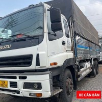ISUZU 3 chân 2011 thùng 7,6m cao 4m cầu thật