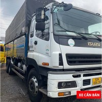 ISUZU 3 chân 2011 thùng 7,6m cao 4m cầu thật